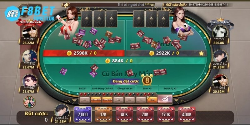 Luật chơi căn bản trong game Đại Chiến Đỏ Đen