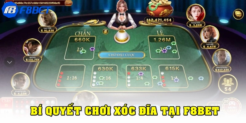 Chiến lược chơi xóc đĩa F8bet từ các cao thủ